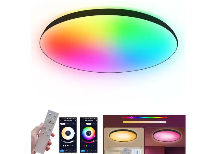 Foto 2 pulgar | Ilumina Tu Mundo Con Xtellar Lámparas Led De Techo 24w Rgb, Control Inteligente Y Ajustable Para Ambientes Vibrantes