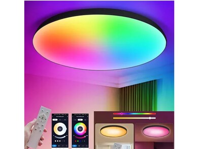 Foto 2 | Ilumina Tu Mundo Con Xtellar Lámparas Led De Techo 24w Rgb, Control Inteligente Y Ajustable Para Ambientes Vibrantes