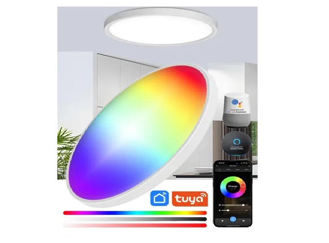 Foto 1 | Lámpara De Techo Xtellar Con Luz Rgb Y Control Wifi, Ideal Para Embellecer Su Sala Con Alexa