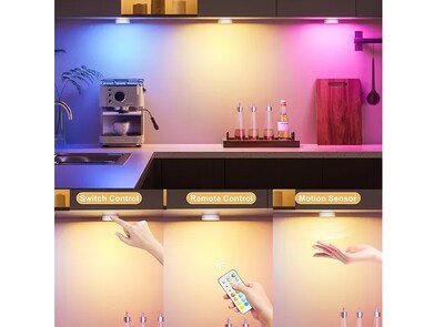 Foto 3 | Xtellar Lámpara De Luces Led Rgb Recargables Con Sensor De Movimiento - Set De 3