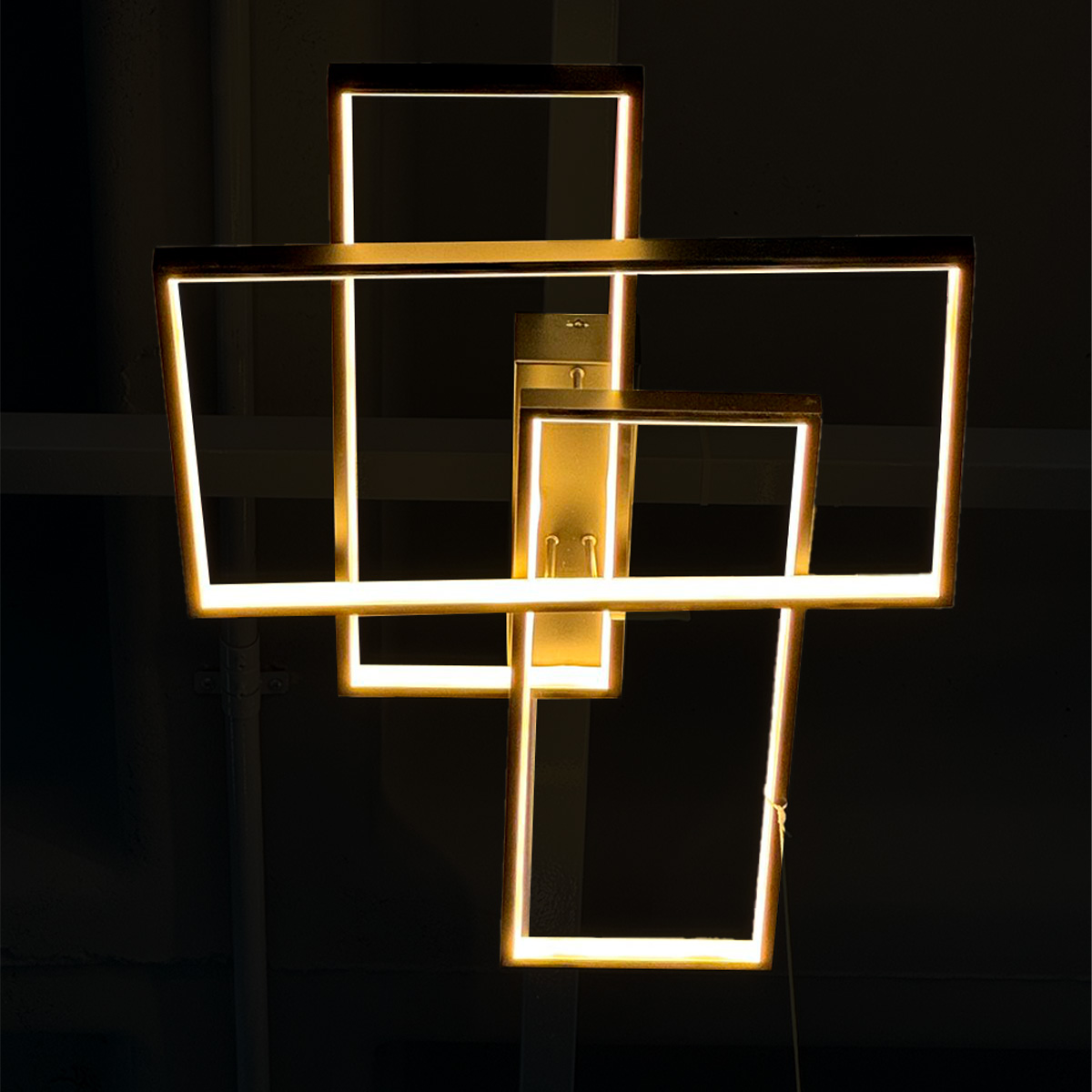 Foto 5 | Lámpara De Techo Led Moderna Con Diseño Geométrico