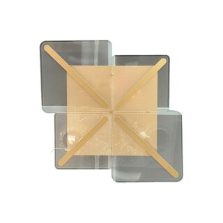 Foto 4 | Lámpara Colgante Cuadrada Moderna Para Techo Interior.