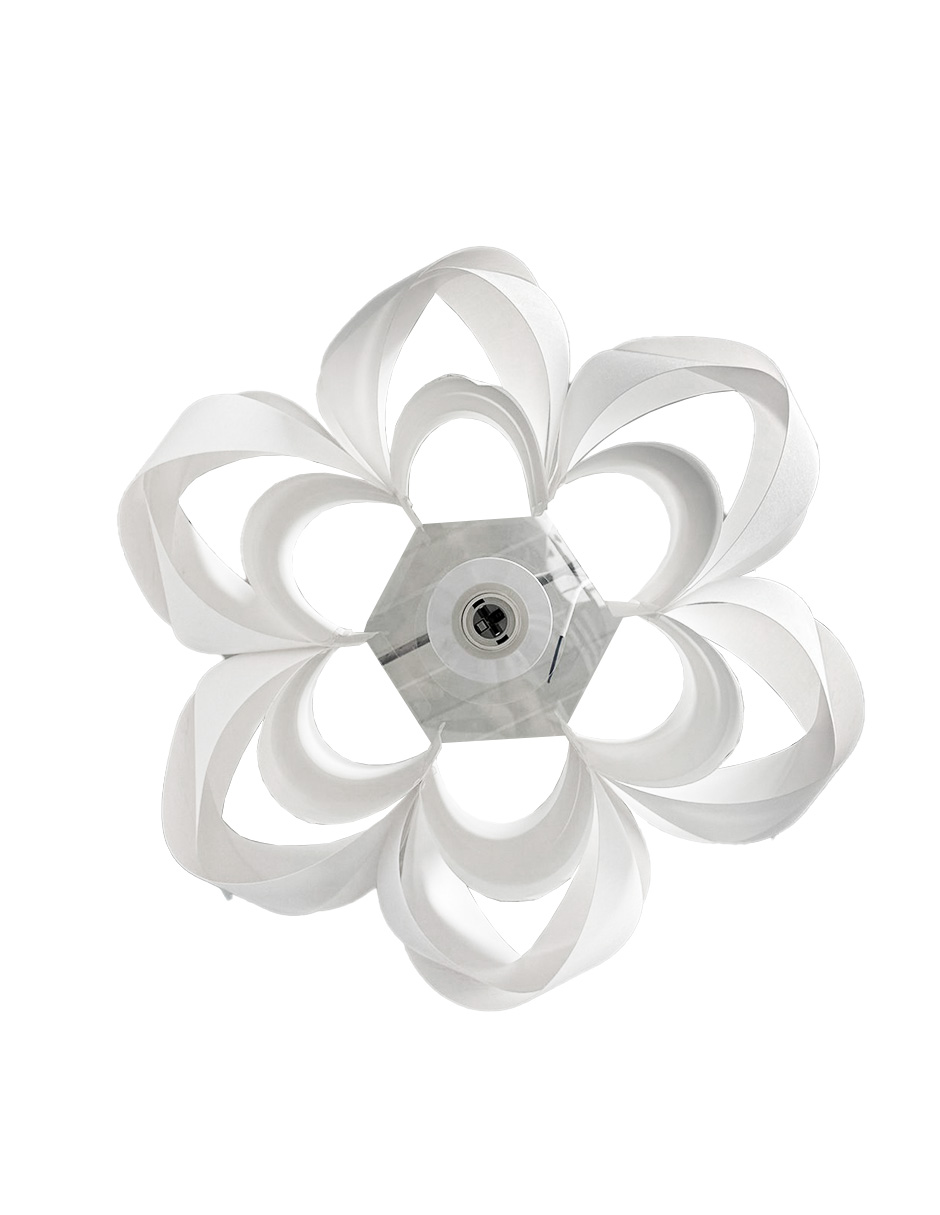 Foto 2 | Lámpara Colgante De Techo Flor De Loto