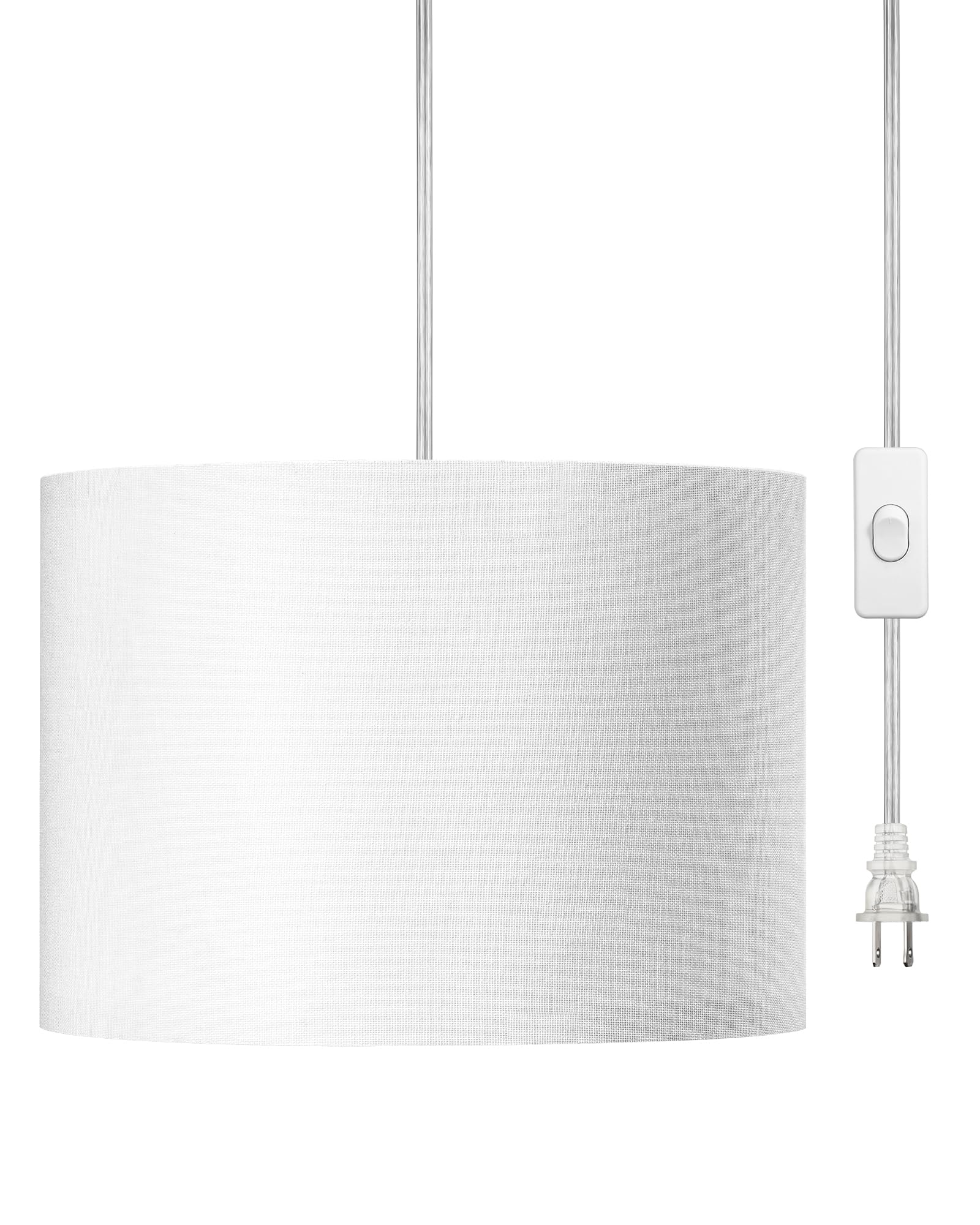 Foto 2 pulgar | Lámpara Colgante Dewenwils Con Cable Enchufable De 15 Pies, Color Blanco - Venta Internacional.