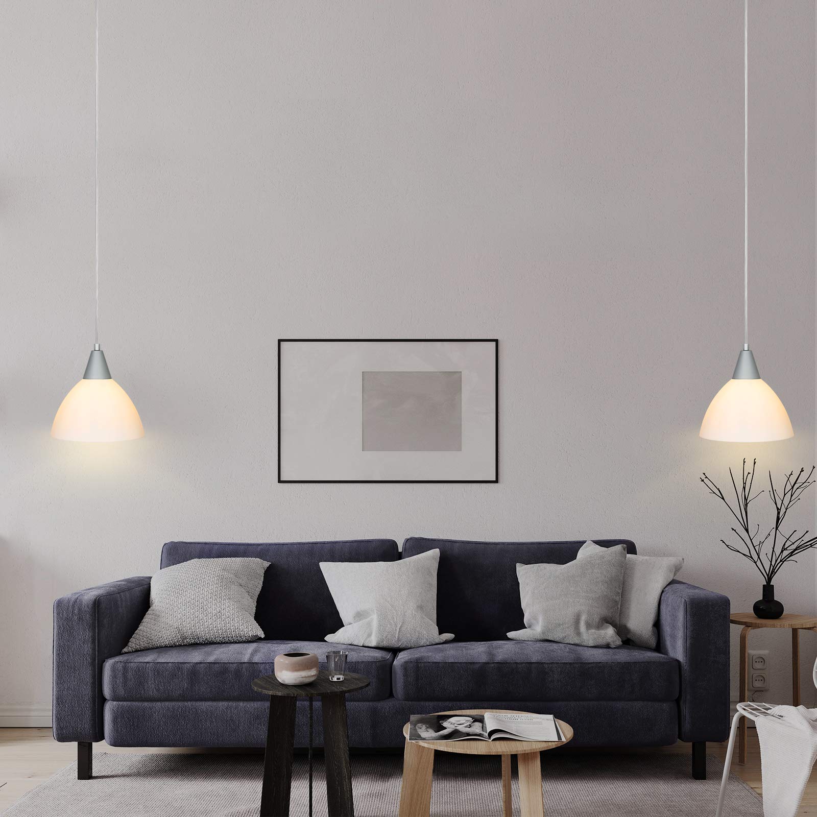 Foto 5 | Lámpara Colgante Enchufable Dewenwils Para Colgar Con Cable De 4,5 M, Paquete De 2 - Venta Internacional.