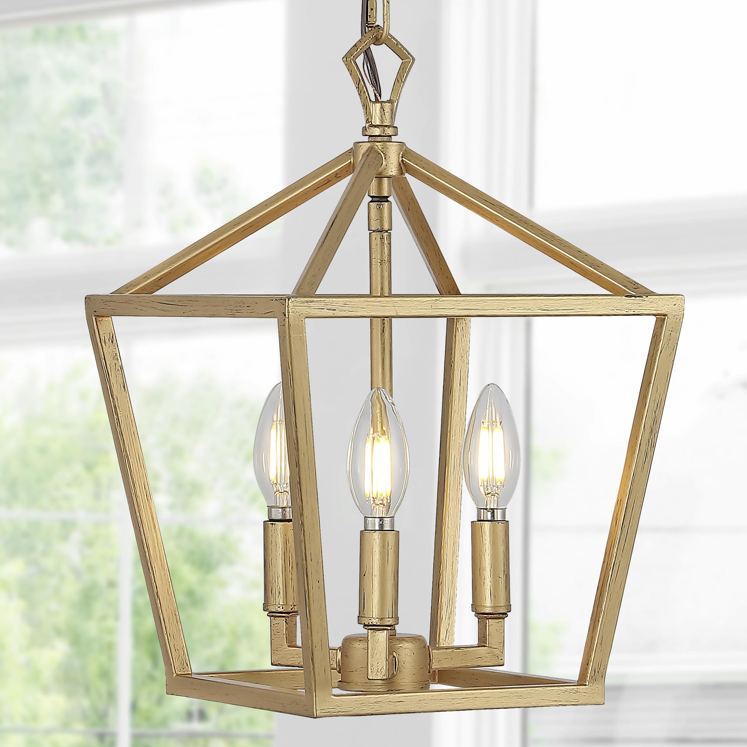Foto 5 | Lámpara Colgante Jonathan Y Jyl7601b, Farol Led Tipo Pagoda De 25 Cm - Venta Internacional.