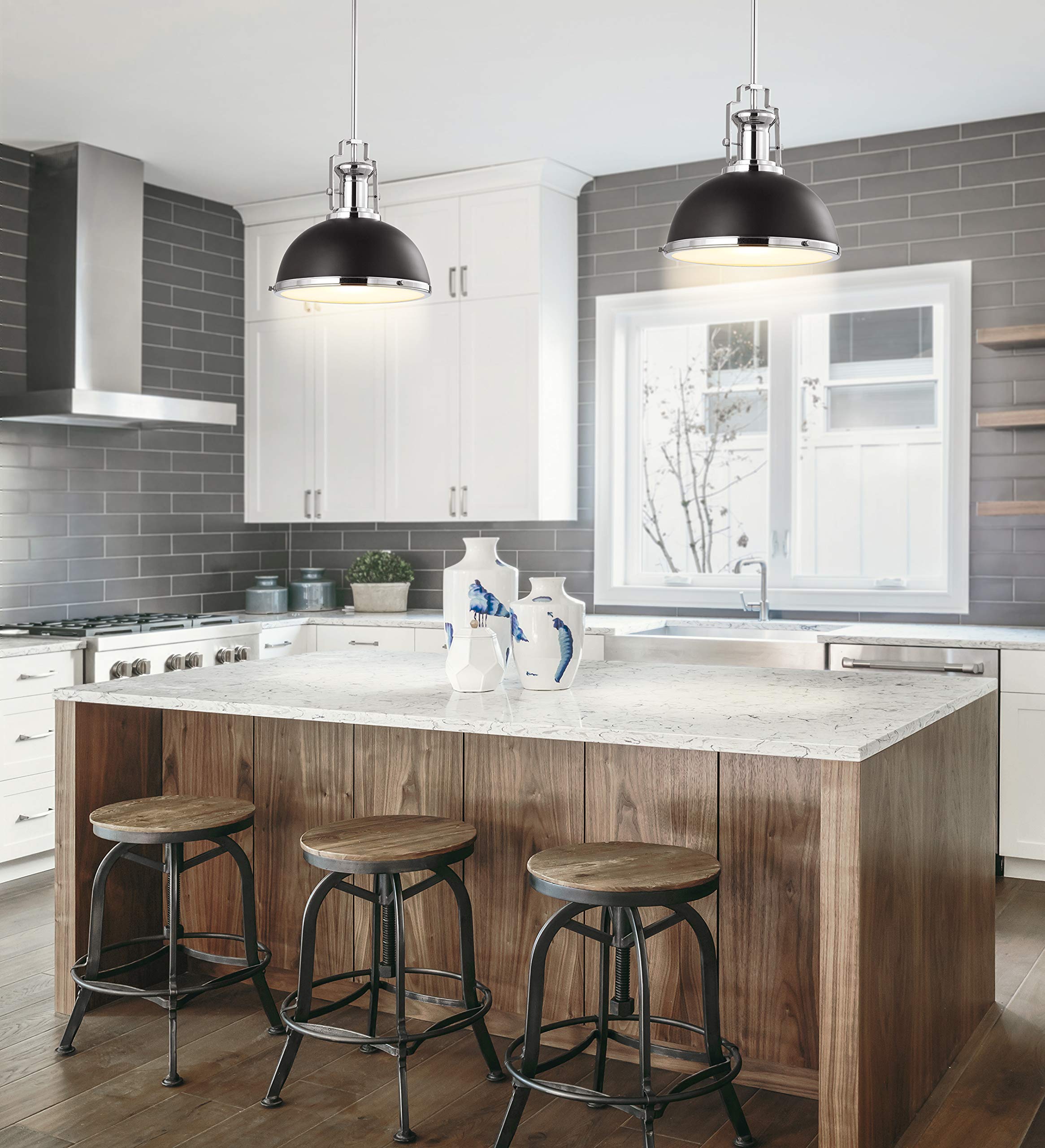 Foto 4 pulgar | Colgante De Cocina Jonathan Y Jyl9536b Homer 13 Vintage Led - Venta Internacional.
