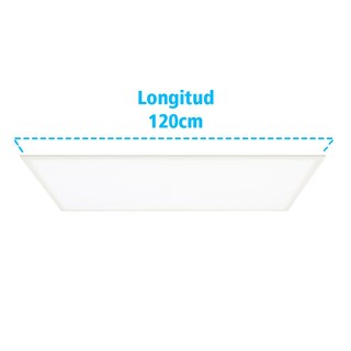 Foto 3 | Panel Led Rectangular Con Tensores Iusa 60 W Color Blanco