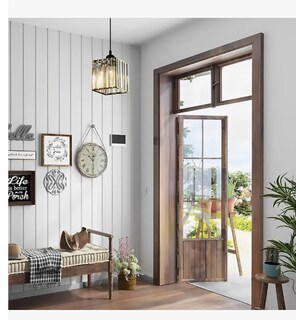 Foto 3 | Lámpara Colgante Xtellar Lámpara De Techo Cristal Moderna Decorativa Estructura Cuadrado Negro