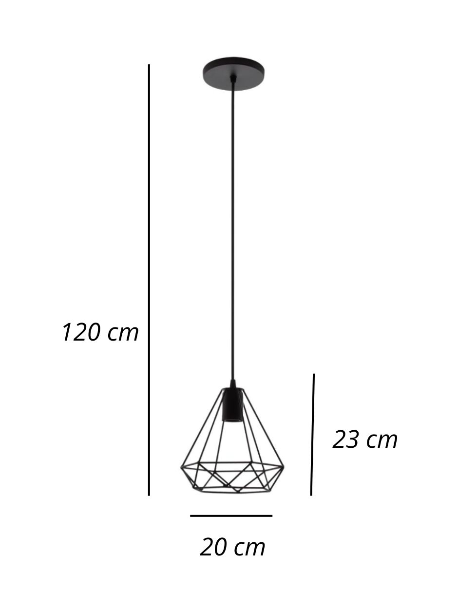 Foto 4 pulgar | Lámpara de Techo Diamante PLCC-04 120 cm