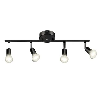 Foto 1 | Riel Led De 4 Luces luz Decorativa Flexible Y Ajustable Adecuada Para Cocina Salón Dormitorio Pasillo Eo S