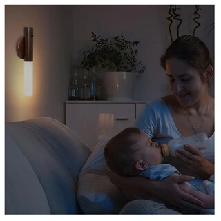 Foto 5 | 2pcs Lampara Led Recargable Con Sensor De Movimiento Lab.g Café Con Blanco
