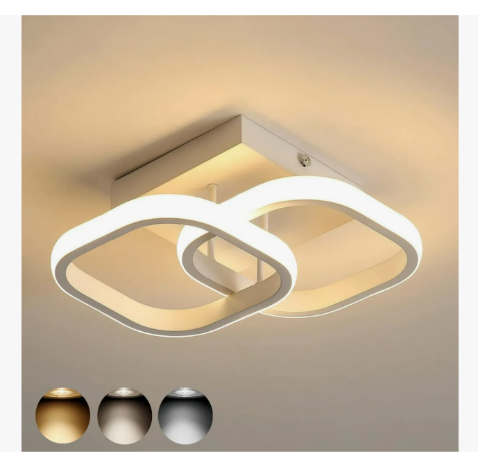 Foto 2 pulgar | Lámpara De Techo Decorativas Moderna Colgante Para Baño Sala