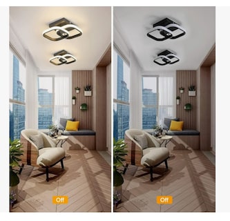 Foto 2 | Lámpara De Techo Decorativas Moderna Colgante Para Baño Sala