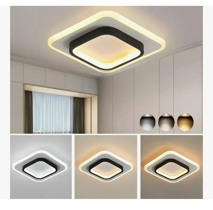 Foto 1 | Lámparas De Techo Para Baño Sala Cocina Modernas Decorativas