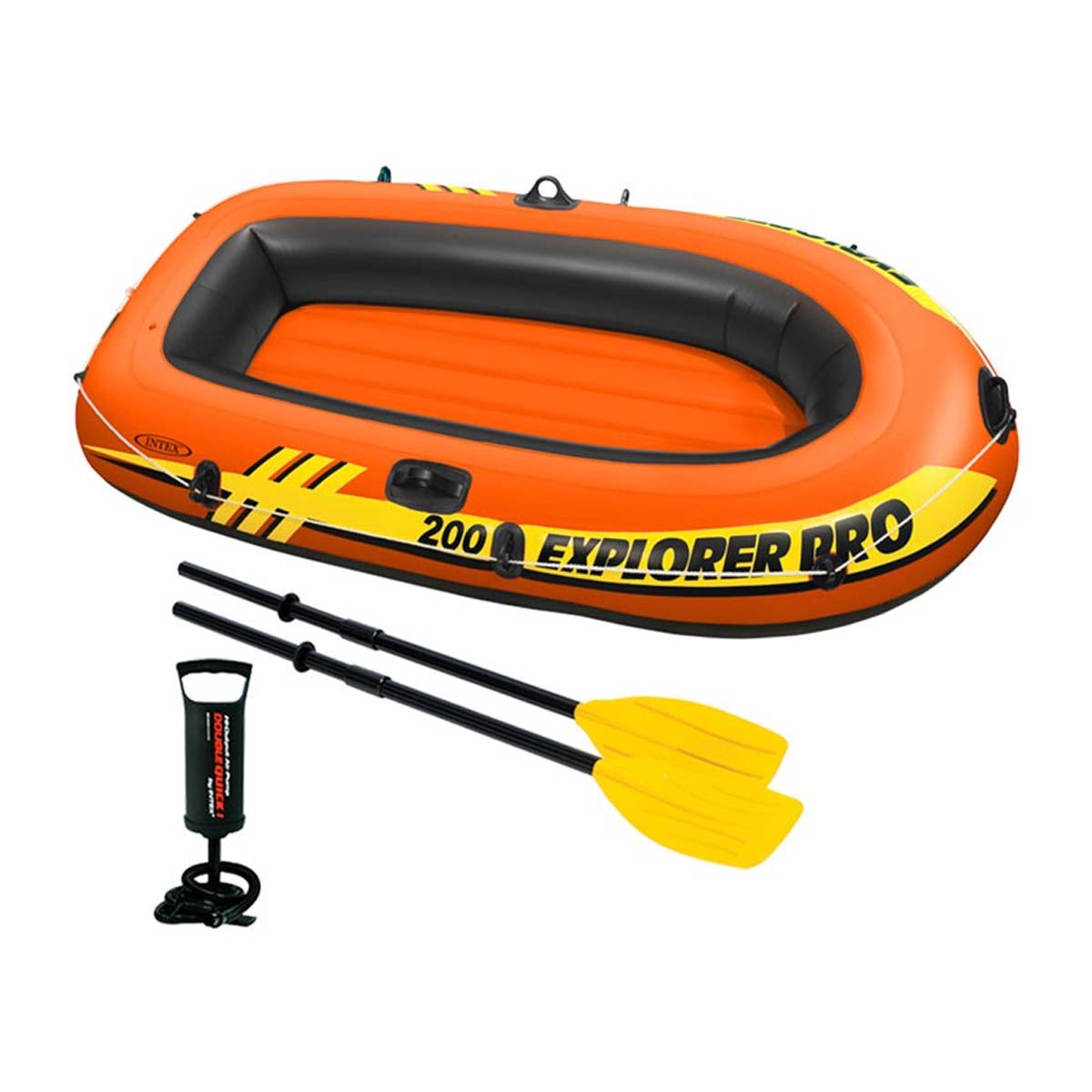 Foto 2 pulgar | Lancha Inflable Intex Alberca Explorer Pro 200 Remos más Bomba
