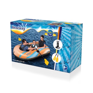 Foto 4 | Bote Inflable Bestway Kondor 3000 con Remos para 3 Personas