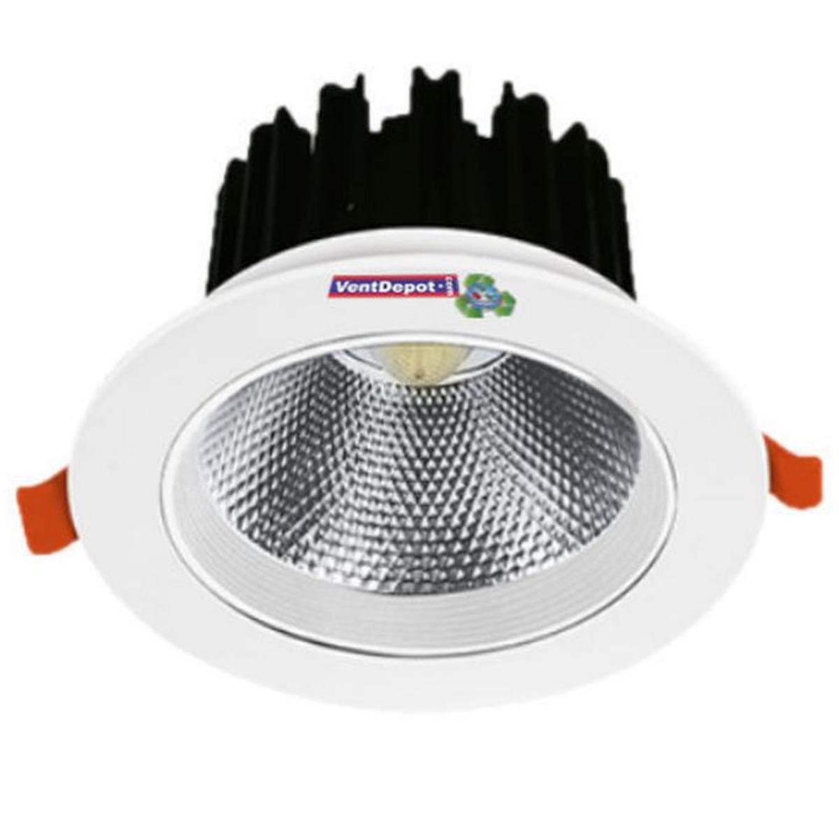 Luces Led Empotrables Ventdepot Mxwil-036 4 Piezas Blanco Cálido