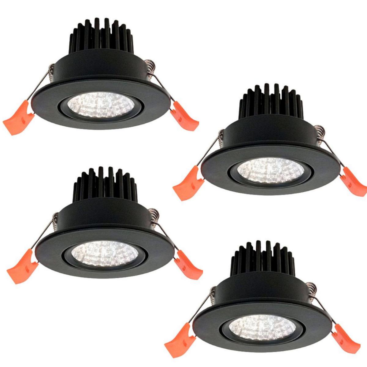 Luz Led Para Pasillos Ventdepot Mxltm-009 4 Piezas Blanco Cálido