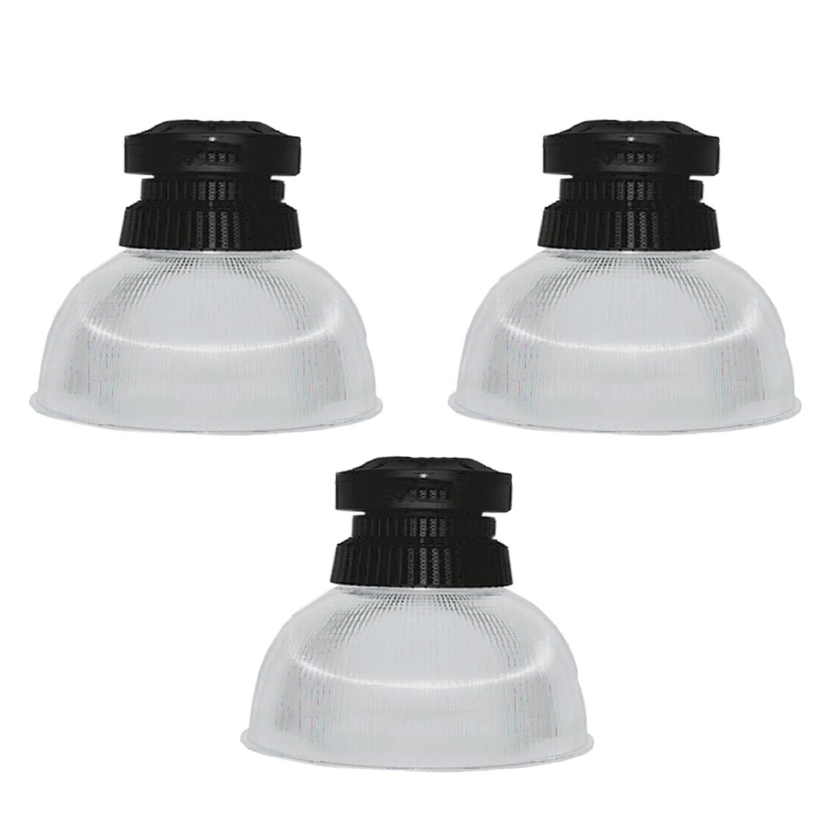 Lampara Led  Ventdepot Mxlng-003 3 Piezas Negro