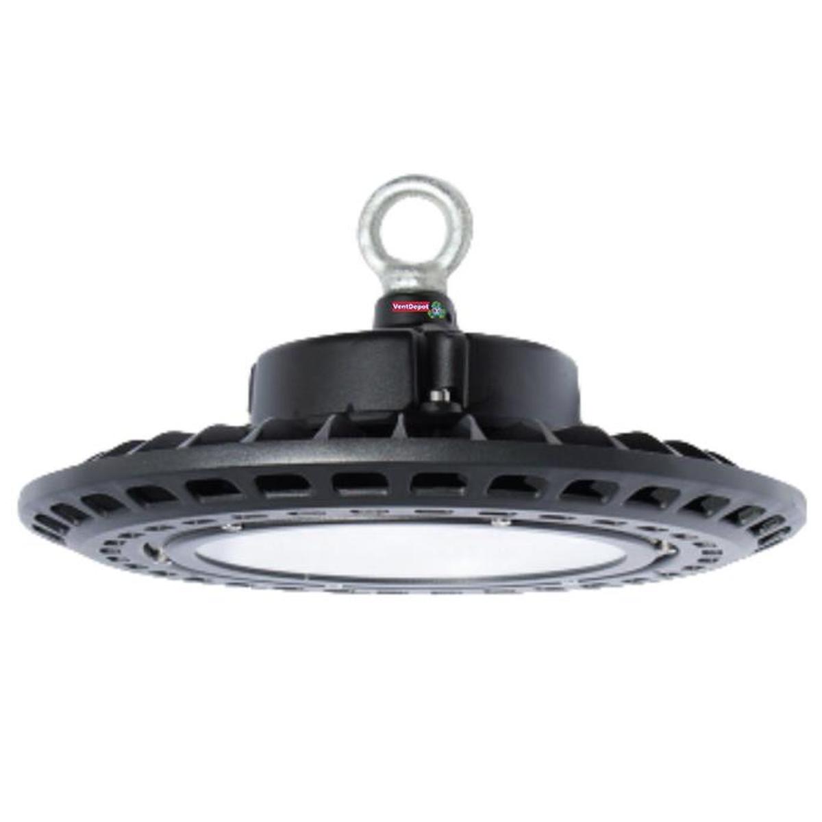 Lampara Led Para Techo Ventdepot Mxlul-001 1 Pieza Color Negro