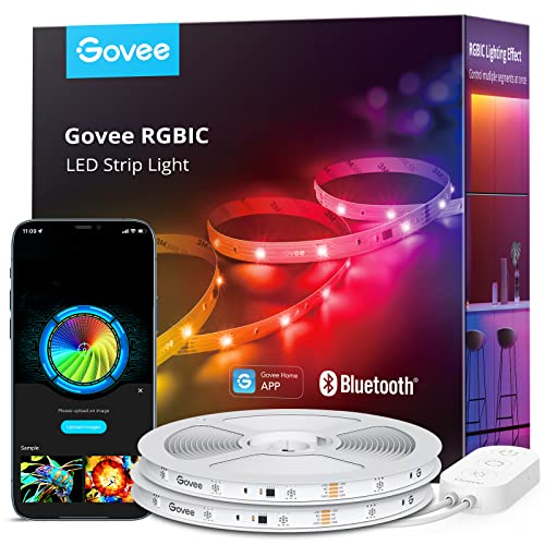 Tira de Luces LED Govee RGBIC de 20m con Control de Aplicación Bluetooth