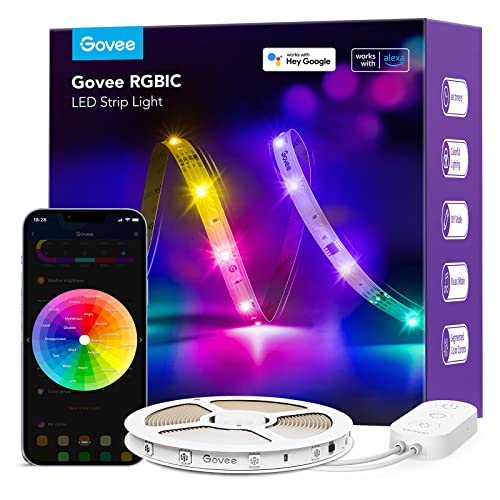 Foto 2 pulgar | Tira de Luces LED Govee RGBIC Alexa 5m Smart WiFi Music Sync