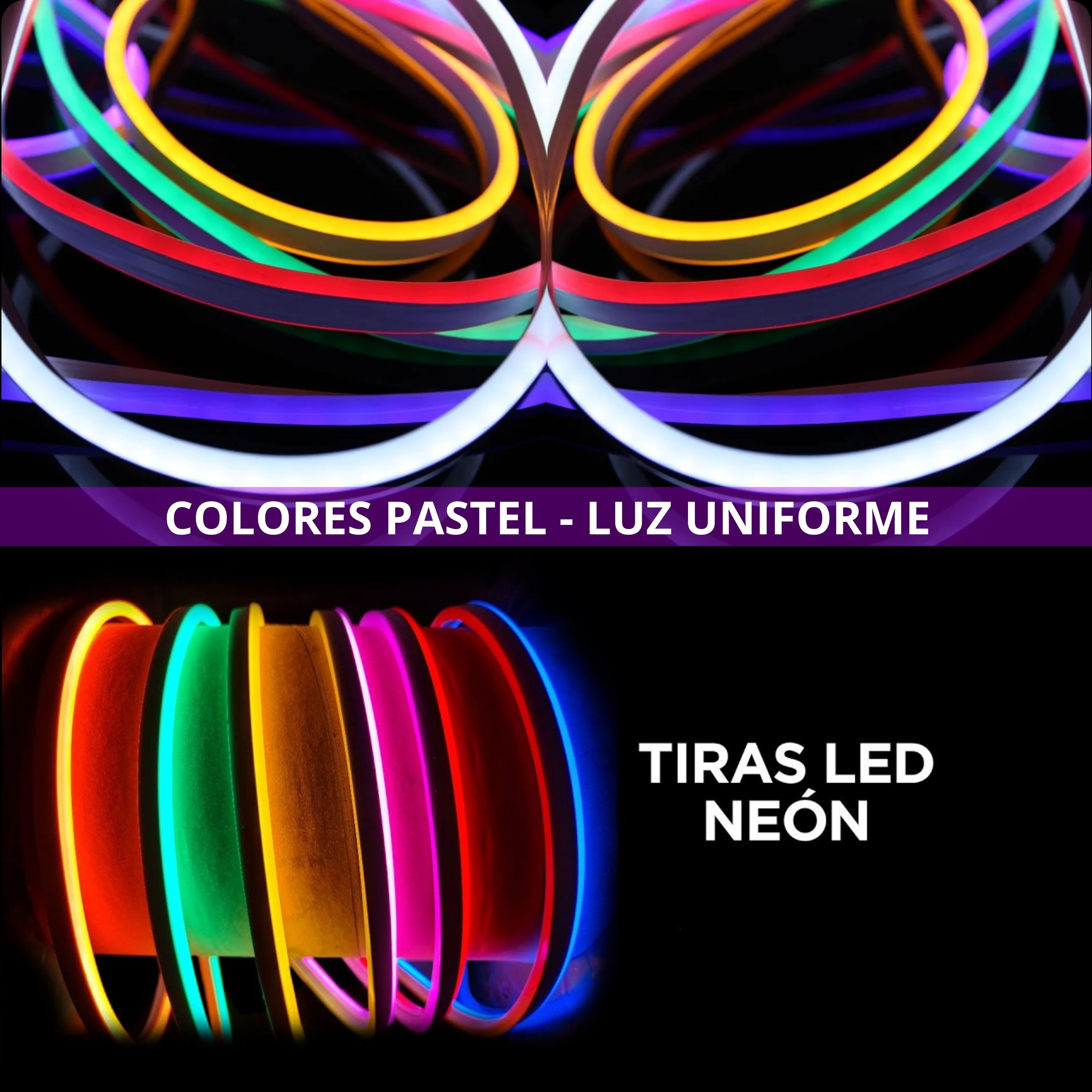 Foto 9 pulgar | Tira Led Neón Flex Unicolor Decorativa 5 Metros Con Fuente De Alimentación - Ilumina Tus Espacios Con Eleganci