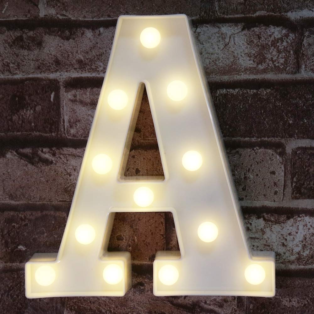 Foto 2 pulgar | Letrero Led Con Letras En Forma De Marquesina Pooqla Para Fiestas En Casa, Bodas - Venta Internacional.