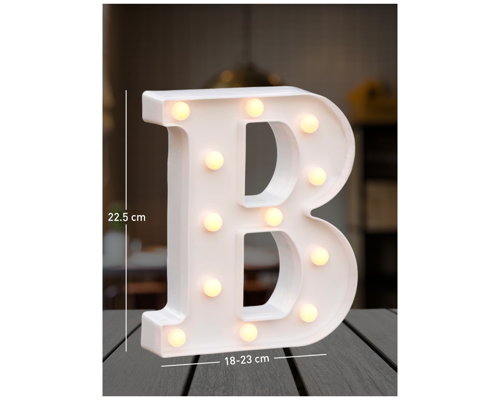 Foto 3 pulgar | Letra Decorativas con Luz Led Bluelander Incluye Batería Aa