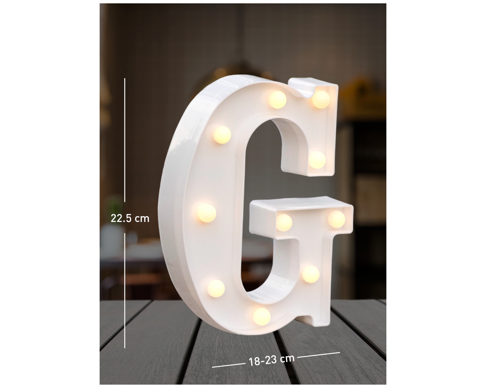 Foto 3 pulgar | Letras Decorativas con Luz Led Bluelander Incluye Batería Aa