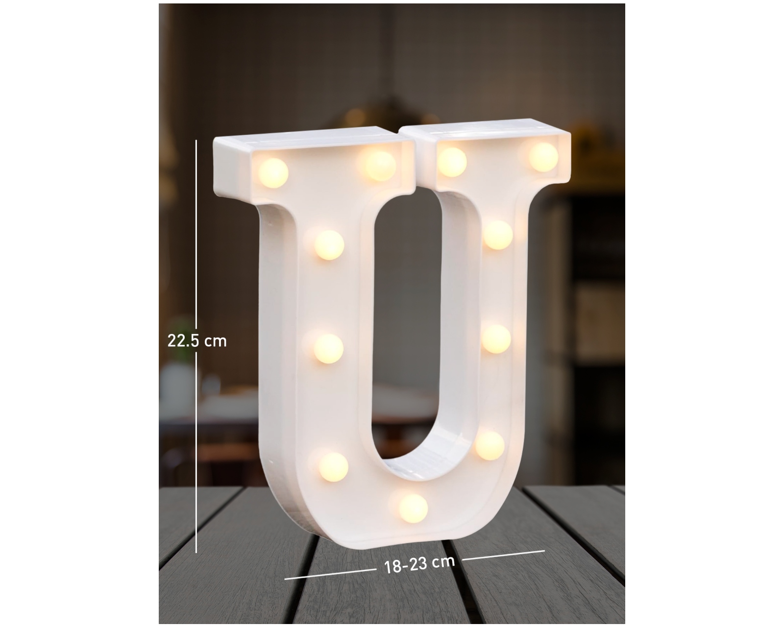 Foto 3 pulgar | Letras Decorativas con Luz Led Bluelander Incluye Batería Aa