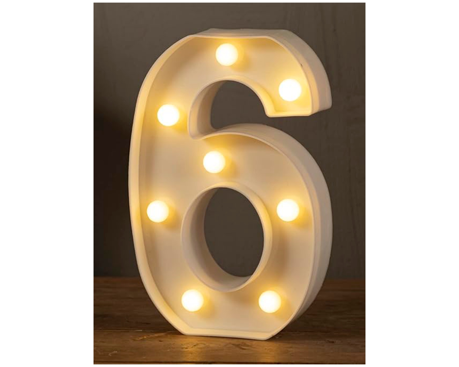 Foto 3 pulgar | Número Decorativo con Luz Led Bluelander Incluye Batería Aa