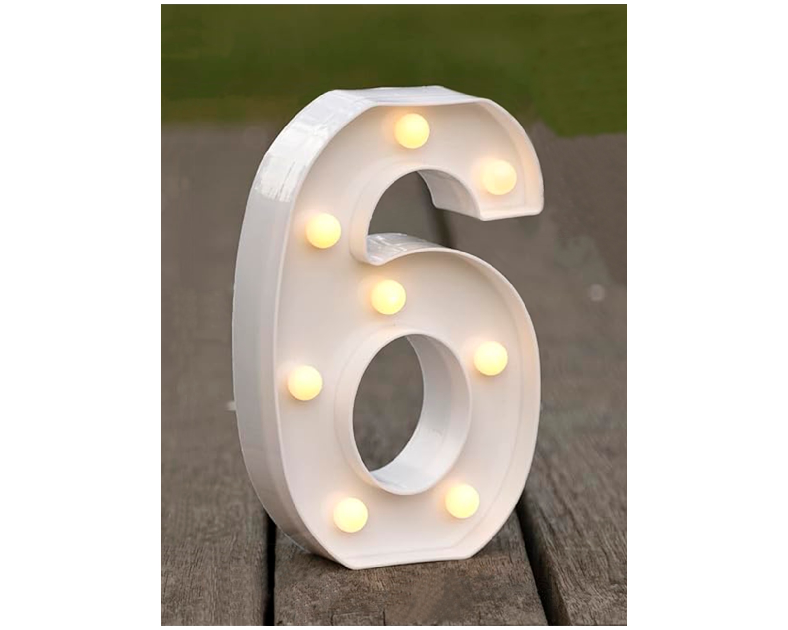 Foto 3 | Número Decorativo con Luz Led Bluelander Incluye Batería Aa
