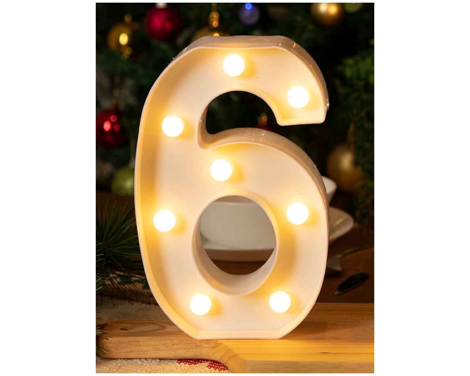 Foto 5 pulgar | Número Decorativo con Luz Led Bluelander Incluye Batería Aa