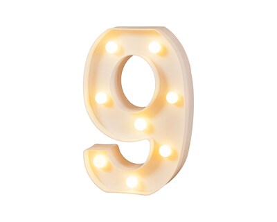 Foto 1 | Número Decorativo con Luz Led Bluelander Incluye Batería Aa