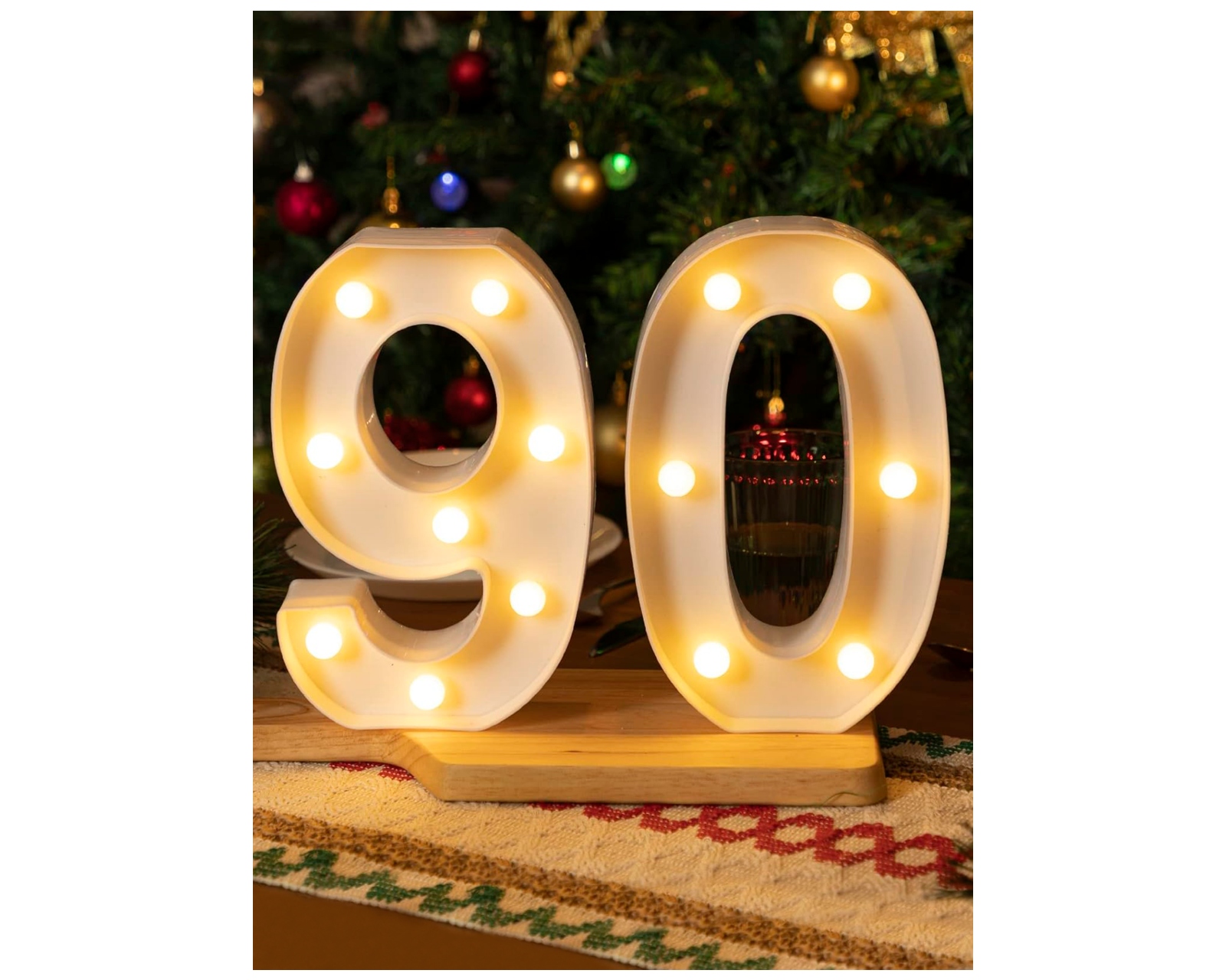 Foto 6 pulgar | Número Decorativo con Luz Led Bluelander Incluye Batería Aa