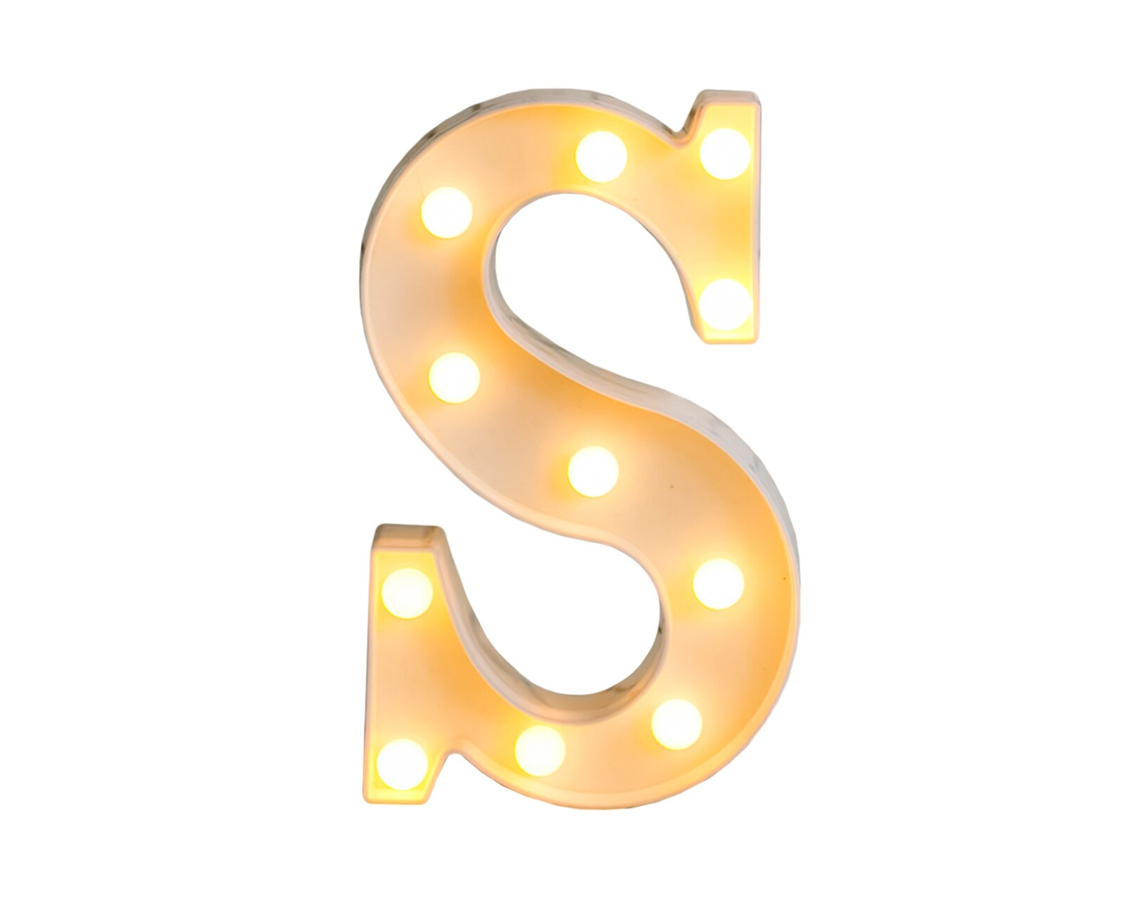 Letra S Decorativa Bluelander con Luz Led $189