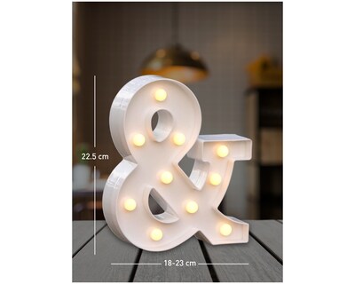 Foto 2 | Letra Decorativa con Luz Led Bluelander Incluye Batería Aa