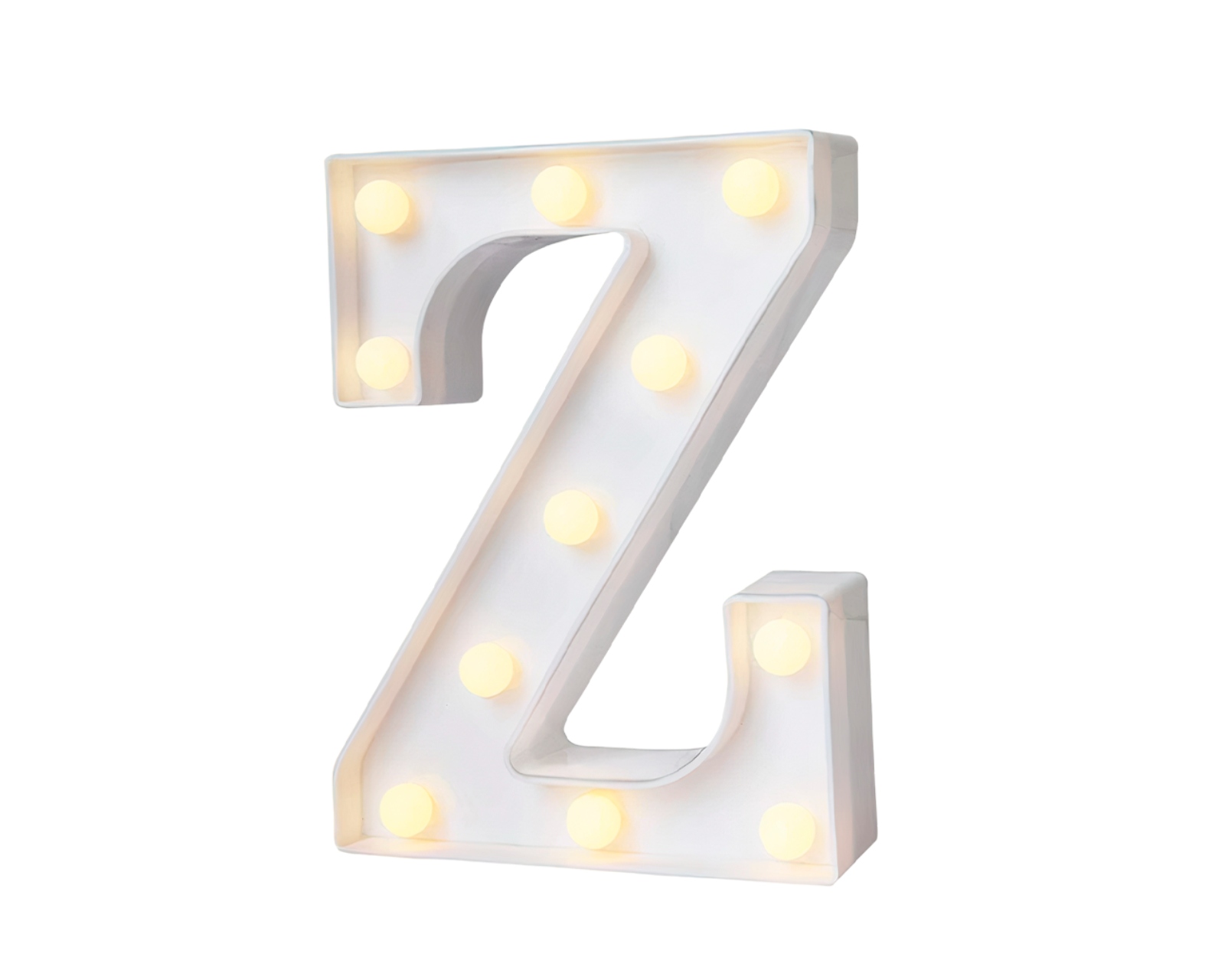 Letra Z Decorativa con Luz Led Bluelander Incluye Batería AA