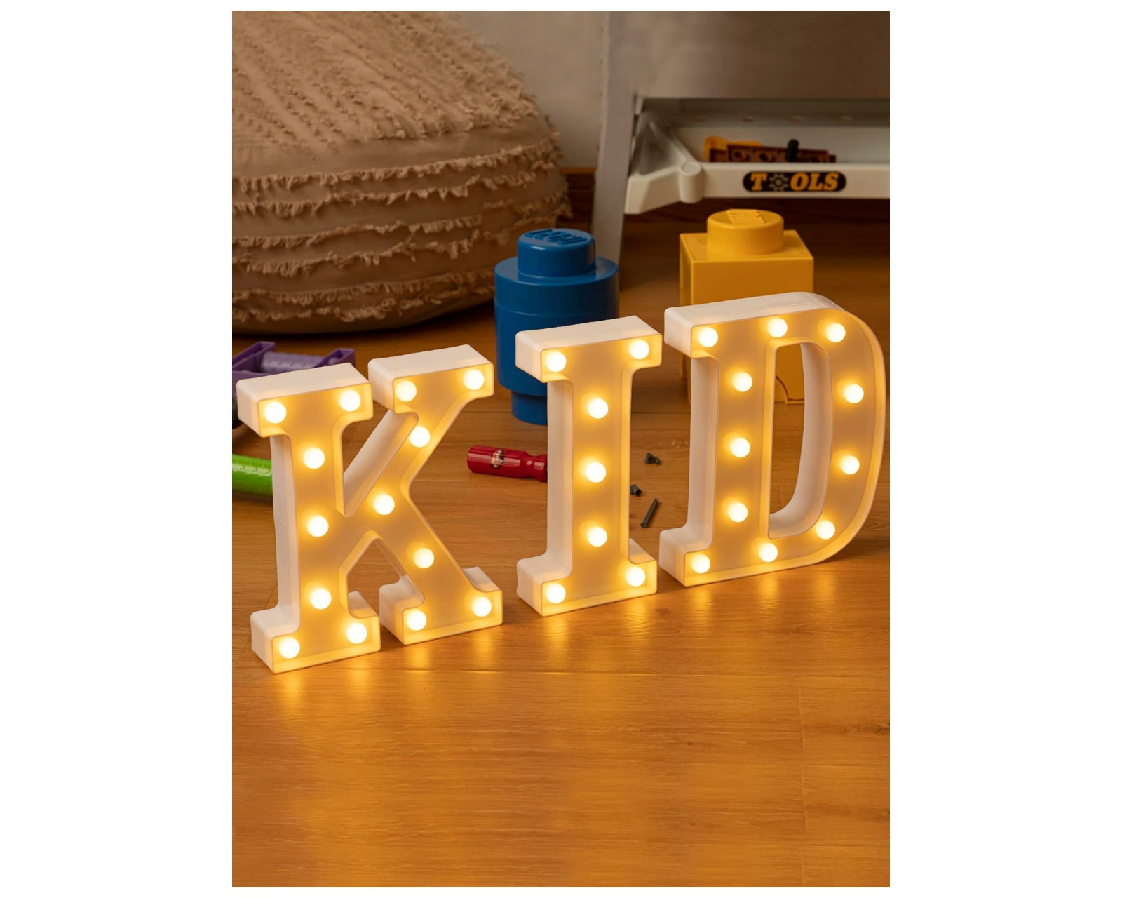 Foto 5 pulgar | Letra K Decorativa con Luz Led Bluelander Incluye Batería AA