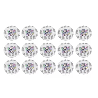 Foto 1 | Kit 15 Pegatinas Para Botellas Posavasos Luces Taza Tapete Led Eo Safe Imports Esi-13167 Blanco
