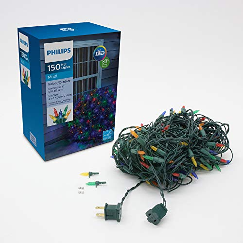 Foto 2 pulgar | Cadena de Luces Philips 150 Led Multicolor Con Minirredes Facetadas - Venta Internacional