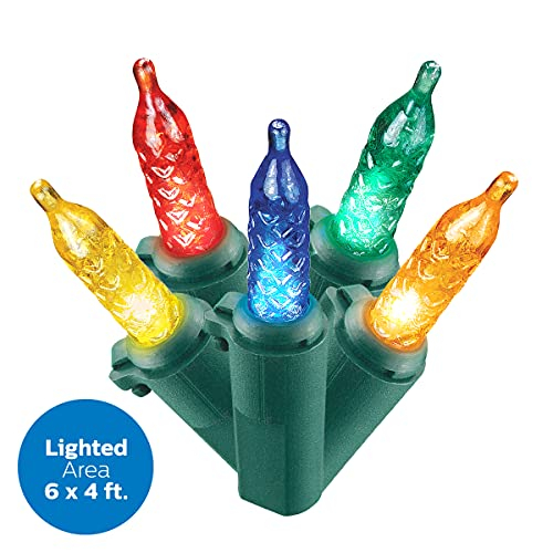 Foto 4 pulgar | Cadena de Luces Philips 150 Led Multicolor Con Minirredes Facetadas - Venta Internacional