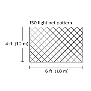 Foto 5 | Cadena de Luces Philips 150 Led Multicolor Con Minirredes Facetadas - Venta Internacional