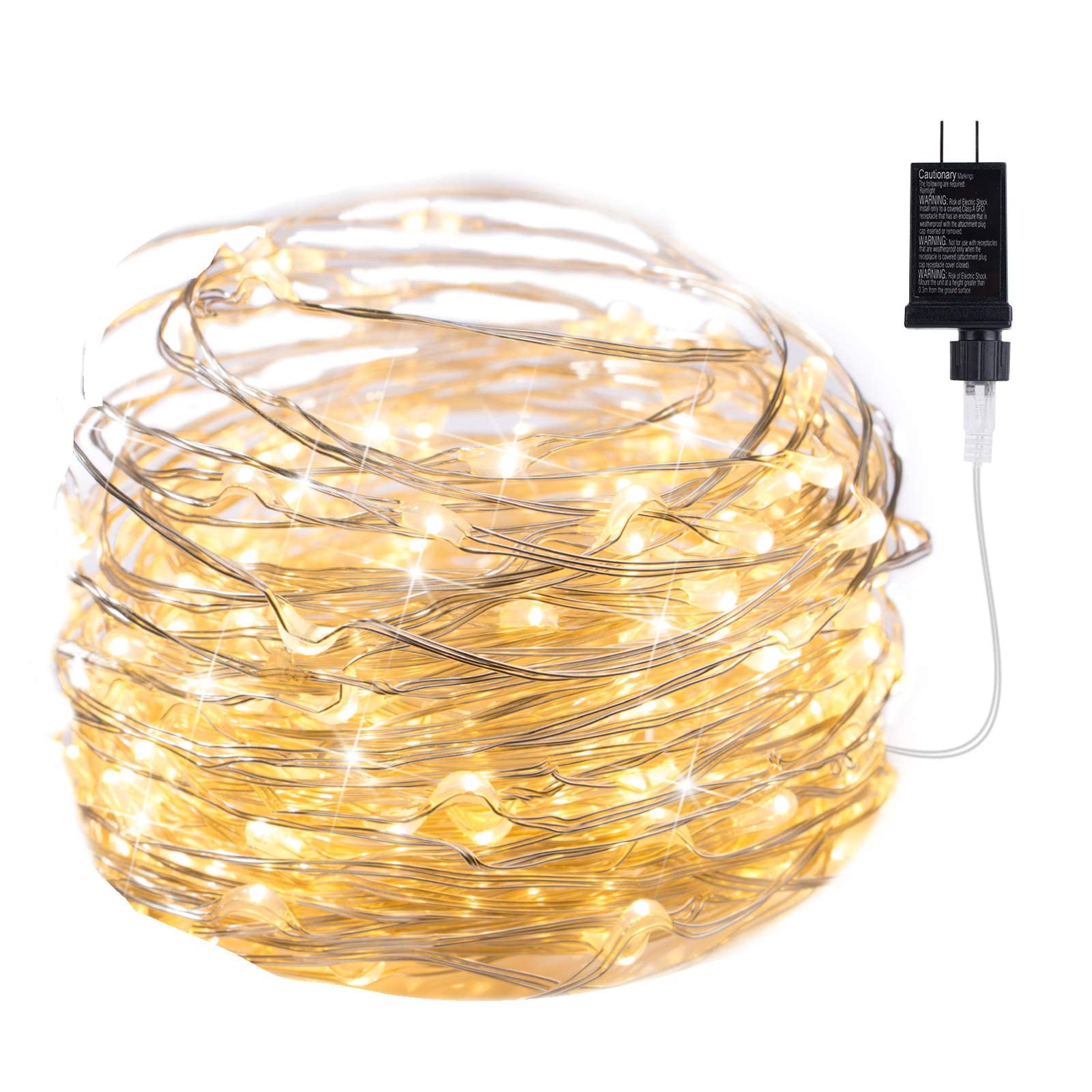 Foto 2 pulgar | Guirnalda De Luces Led Minetom De 10 M, 100 Led, Resistentes Al Agua, Color Blanco Cálido - Venta Internacional.