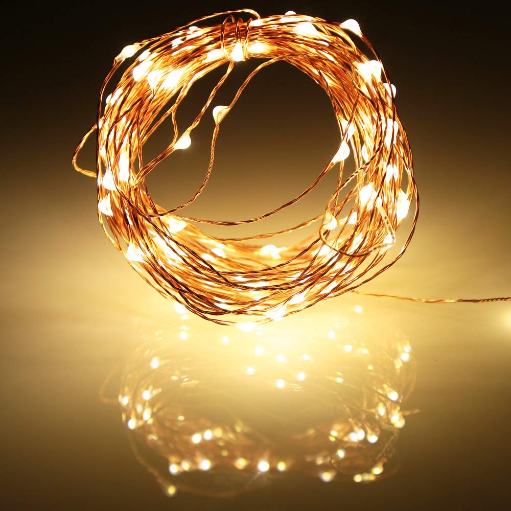 Foto 4 | Led Ariceleo Fairy Lights, Funciona Con Pilas, 5 M, Color Blanco Cálido - Venta Internacional.