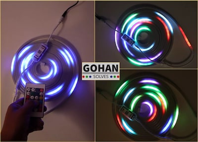 Foto 2 | Tira Led Rgb Pixel Neón Manguera Ws2811 5m Bluetooth App