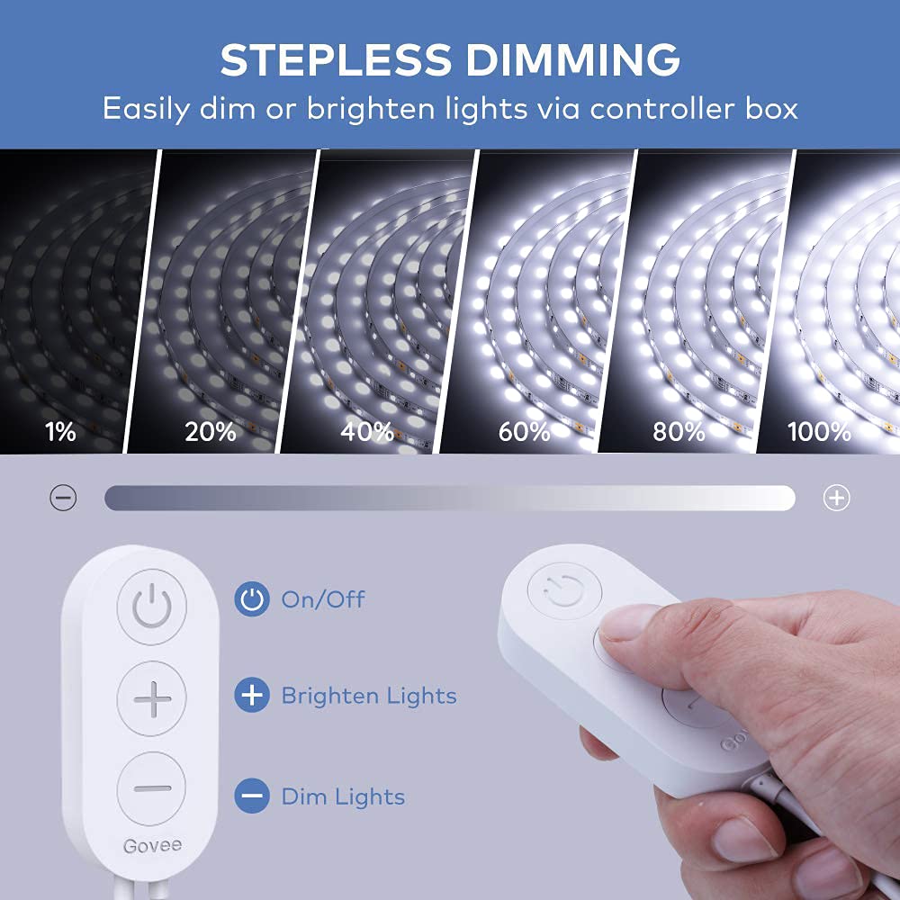 Foto 4 pulgar | Tira De Luces Led Govee De 10 M, 6500 K, Regulables Con Caja De Control - Venta Internacional.
