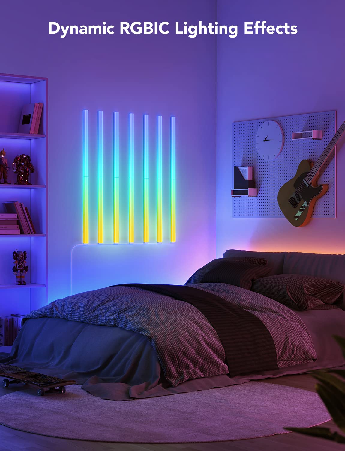 Foto 7 pulgar | Barras De Luz Led Inteligentes Govee Glide Rgbic Con Alexa, Google - Venta Internacional.